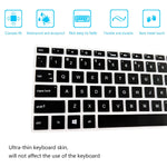 Keyboard Cover For 17 3 Hp Envy 17 17M 17 Bs 15 6 Hp Envy X360 2 In 1 Series 15 6 Pavilion 15 Series 15 Br 15 Cb 15 Cc 15 Cd 15 Ch 15 Bw 15 Bs Hp Envy 17M 17 Ae 17M 17 Bw Keyboard Cover Black