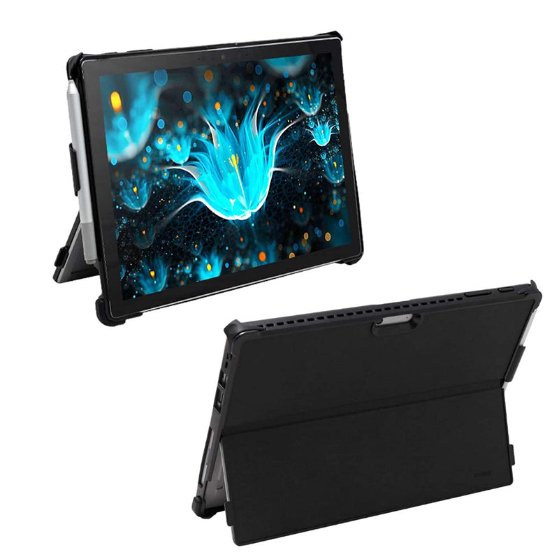 New Surface Pro Case Surface Pro 7 Plus Case Surface Pro 7 Case With Pen Holder Multiple Angle Viewing Type Cover Strap Compatible With Type Cover Ke