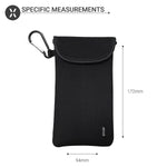 Olixar Phone Sleeve Neoprene Phone Pouch With Hook Cell Phone Pouch Padded Shock Impact Resistant With Carabiner For Hiking Travelling Exploring Universal Design Up To 7 Inch