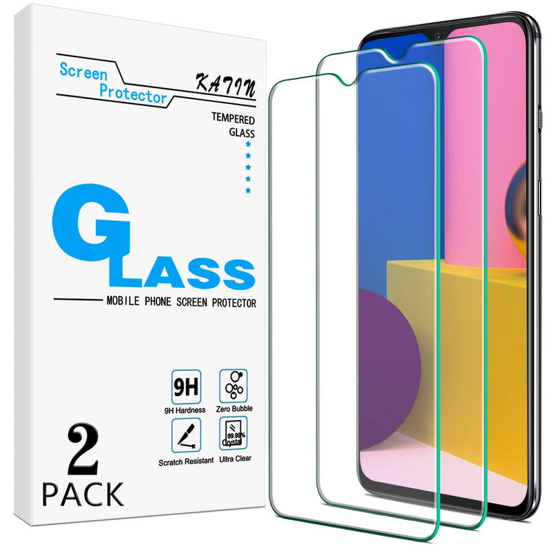 2 Pack Katin For Oneplus 7T Tempered Glass Screen Protector Anti Scratch Bubble Free 9H Hardness Easy To Install Case Friendly