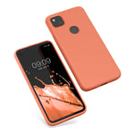 Kwmobile Case Compatible With Google Pixel 4A Case Soft Tpu Slim Protective Cover For Phone Neon Coral