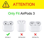 New Protective Case For Airpods 3 2021 Premium Pu Leather Slim Metal Sn