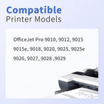 Ink Cartridge Replacement For Hp 962Xl 962 Xl Officejet Pro 9015 9015E 9025 9010 9012 9014 9016 9019 9020 9022 9026 9028 Printer 1 Black 1 Cyan 1 Magenta 1 Yel