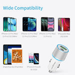 Fast Usb C Car Charger Meagoes 20W Pd Rapid Charging Adapter Compatible For Apple Iphone 13 12 Pro Max Mini 11 Xs Xr X 8 Plus Se Ipad Mini 5 Air 3 3 3Ft Mfi Certified Type C To Lightning Cable