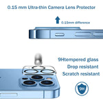2 Pack Camera Lens Protector Compatible With Iphone 13 Pro 6 1 Inch Iphone 13 Pro Max 6 7 Inch Hd Tempered Glass Camera Lens Screen Protector 9H Hardness Scratch Resistant Easy Install Clear