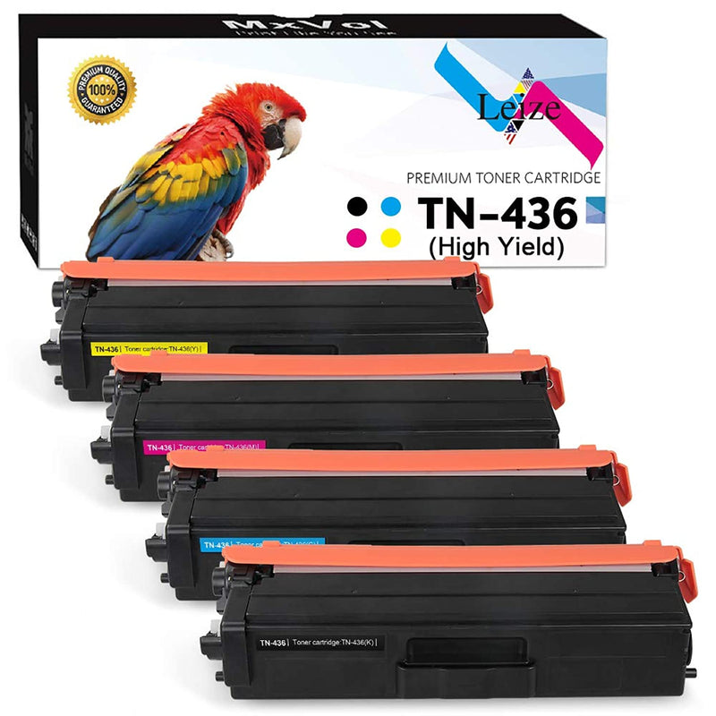 Compatible Brother Tn 436 Tn 436 Tn433 Toner Cartridge Replacement For Tn436Bk Tn436C Tn436M Tn436Y High Yield Use For Brother Mfc L8900Cdw Hl L8360Cdw Mfc L861