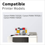 Ink Cartridge Replacement For Canon 260 Xl 260Xl Pg 260 Xl Ink For Canon Pixma Ts5320 Ts6420 Tr7020 All In One Wireless Printer Black 2 Pack