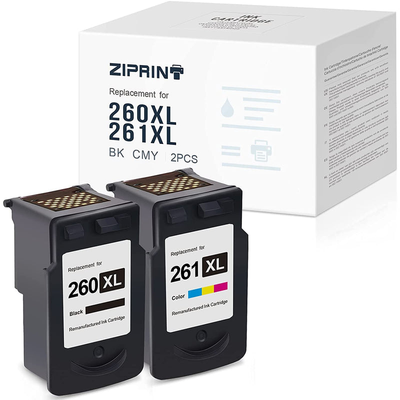 Ink Cartridge Replacement For Canon 260Xl Pg 260 Xl Cl 261 Use With Canon Ts6420 Printer Ink Cartridges 1 Black 1 Tri Color 2 Pack