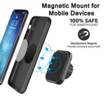 Magnetic Car Cup Holder Phone Mount Universal Cup Phone Holder For Car Car Phone Holder Mount Magnet Cell Phone Holder With A Long Neck For Iphone Samsung Huawei Lg Sony Nokia Black