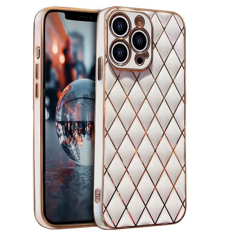 Case For Iphone 13 Pro Max Case With Full Lens Coverage Back Luhuanx Case Compatible With Iphone 13 Pro Max Cases 5G In 6 7 Inch White