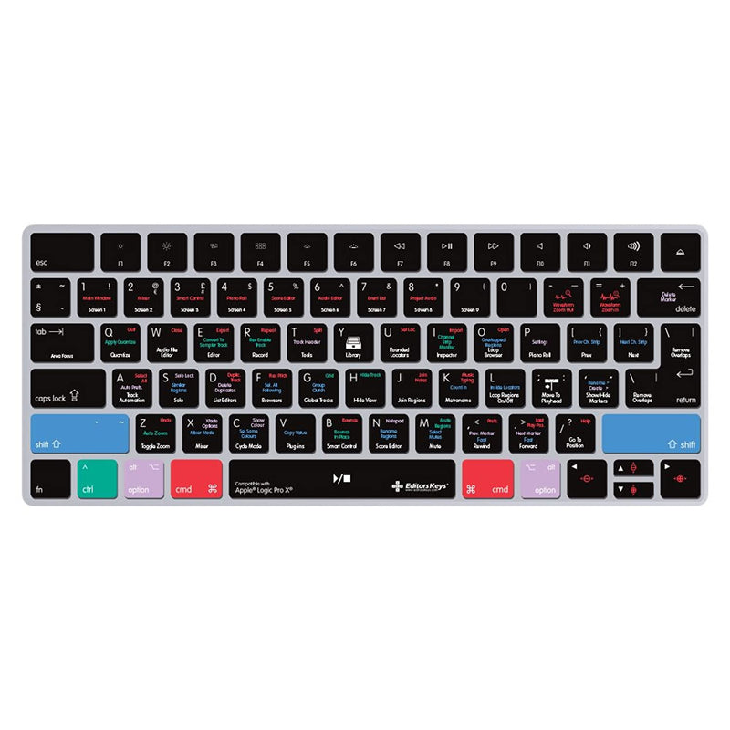 Logic Pro Keyboard Cover For Apple Magic Keyboard Without Numeric Pad
