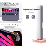 New Case Compatible With Ipad Mini 6 8 3 Inch 2021 With Pencil Holder Detachable Folio Magnetic Attachment Clear Shell Back Cover Auto Wake Sleep Suppor