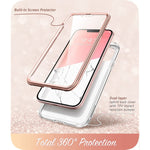 I Blason Cosmo Series Case For Iphone 13 Mini 5 4 Inch 2021 Release Slim Full Body Stylish Protective Case With Built In Screen Protector Marble