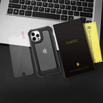 Iphone 12 Pro Max Case Supbec Carbon Fiber Shockproof Protective Cover With Screen Protector X2 Military Grade Protection Anti Scratch Fingerprint Iphone 12 Pro Max Phone Case 6 7 Black