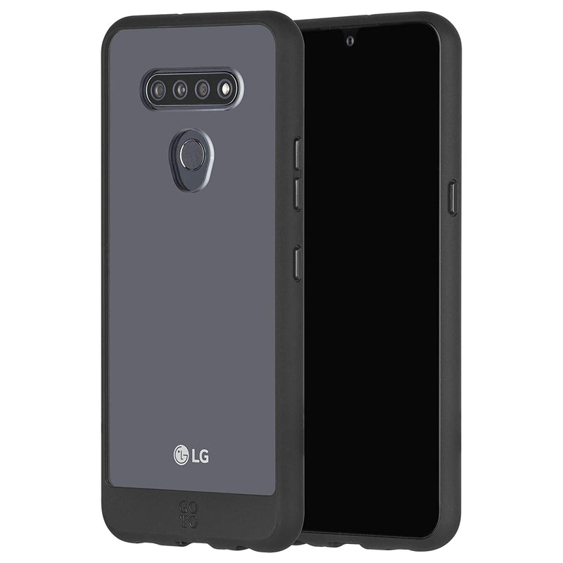 Define Cell Phone Case For Lg K51 Clear Case With Protective Black Bumper Featuring Durable Drop Protection And Thin Design