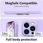 Hilard Compatible With Iphone 13 Pro Max Case 6 7 Inch With Microfiber Lining Premium Soft Liquid Silicone Rubber Full Body Protective Bumper Case For Iphone 13 Pro Max 2021 Light Purple