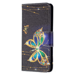 Isadenser Compatible With Samsung S22 Plus Case Galaxy S22 Plus Wallet Case Card Slot Stand Phone Case Pu Leather Case Magnetic Flip Cover Compatible With Samsung Galaxy S22 Plus Ink Butterfly Bf