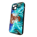 Exquisite Glass Phone Case With Design For Dragon Ball Compatible With Iphone 13 For Saiya Jin