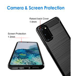 Aliruke Case For Galaxy S20 Fe 5G Case Galaxy S20 Fan Edition 5G Case Slim Shockproof Tpu Bumper Cover Flexible Protective Phone Cases For Samsung Galaxy S20 Fe 5G Black