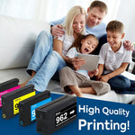 962 Ink Cartridges Replacement For Hp 962 962Xl Ink Works With Hp Officejet Pro 9010 9012 9014 9015 9016 9018 9020 9025 9026 9027 9028 9029 902X Series Printer