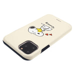 Compatible With Iphone 13 Case 6 1Inch Peanuts Layered Hybrid Tpu Pc Bumper Cover Snoopy Woodstock Hug