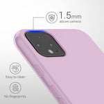 Kwmobile Tpu Case Compatible With Google Pixel 4 Case Soft Slim Smooth Flexible Protective Phone Cover Dusty Pink