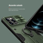 Compatible For Iphone 13 Pro Max 6 7 Inch Armor Case Built In Kickstand Camera Lens Protector Shockproof Hard Plastic Back Cover Case Green