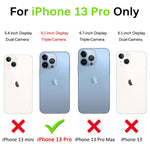 Hocase For Iphone 13 Pro Case With Screen Protector Shockproof Slim Soft Tpu Hard Plastic Full Body Protective Case For Iphone 13 Pro 6 1 2021 Clear Silver Glitters
