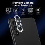 6Pack Lesanm 3Pcs Screen Protector Compatible With Samsung Galaxy A13 5G 3Pcs Camera Lens Protector Tempered Glass Case Friendly Anti Scratch Bubble Free Hd Clear 9H Hardness