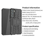 Isadenser Compatible With Samsung S22 Plus Case Galaxy S22 Plus Cover Slim Case Heavy Duty With Kickstand Dual Layer Drop Protection Shockproof Hard Case For Samsung Galaxy S22 Plus Hyun Black