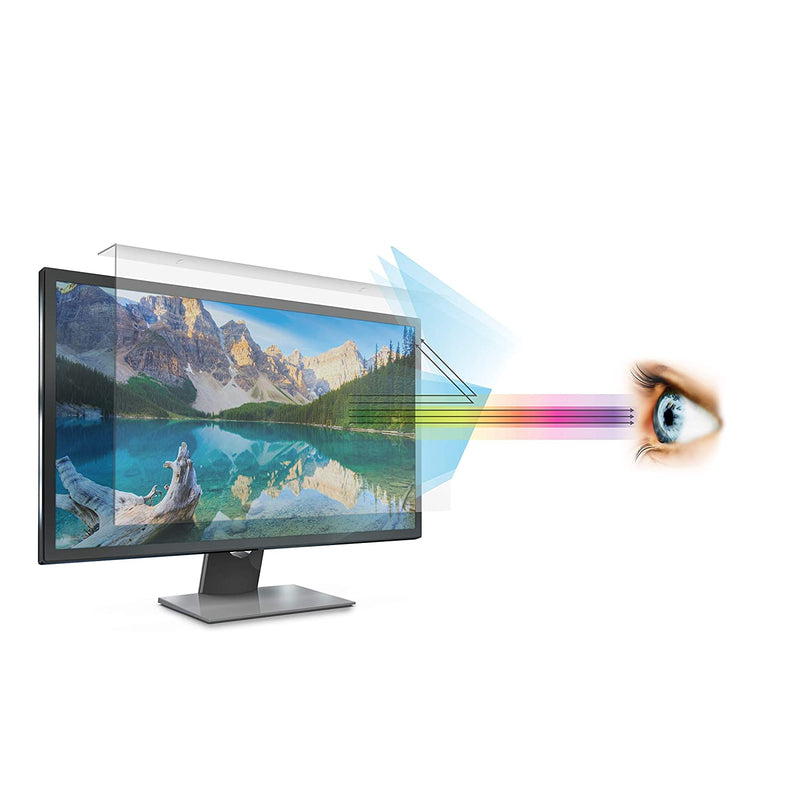 Anti Blue Light Screen Filter For 20 Inches Desktop Monitor Screen Filter Size Is 10 6 Height X18 Width Blocks Excessive Harmful Blue Light Reduce Eye Fatigue And Eye Strain