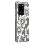 Kate Spade New York Protective Hardshell Case 1 Pc Comold For Samsung Large Hollyhock Floral Clear Cream With Stones
