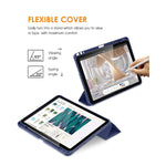 New Case For Ipad Pro 11 Inch 2Nd 3Rd Generation 2021 2020 2018 Slim Lightweight Trifold Stand Soft Tpu Back Cover With Built In Pencil Holder Also Fit I