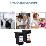 Ink Cartridge Replacement For Canon Pg 260Xl Pg260Xl Cl 261Xl Cl261Xl Works With Canon Pixma Tr7020 Ts6420 Ts5320 Series Inkjet Printer 1 Black 1 Tri Color 2