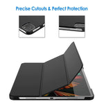 New Jetech Case For Ipad Pro 12 9 Inch 5Th Generation 2021 Model Slim Stand Hard Back Shell Smart Cover With Auto Wake Sleep Black