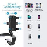 Car Phone Holder Mount Upgrade 360 Degree Rotation Universal With Dashboard Car Phone Holder Compatible W Smartphones Iphone Galaxy Phone Holder Black