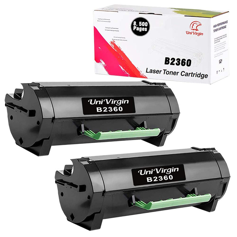 2 Pack Compatible B2360 Toner Cartridge For M11Xh 331 9805 Black High Yield Laser Toner Fits For Dell B2360D B3460Dn B2360Dn B3465Dnf B3465Dn Printers 8 500 Pa