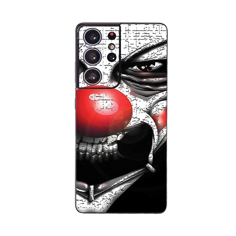 Mightyskins Skin Compatible With Samsung Galaxy S21 Ultra Evil Clown Protective Durable And Unique Vinyl Decal Wrap Cover Easy To Apply Remove And Change Styles Made In The Usa