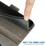 New For T Mobile Revvl 4 Plus Wallet Case Wrist Strap Lanyard