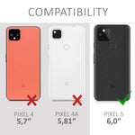 Kwmobile Tpu Case Compatible With Google Pixel 5 Case Soft Slim Smooth Flexible Protective Phone Cover Metallic Berry