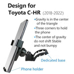 Lunqin Car Phone Holder For 2018 2022 Toyota Chr Auto Accessories Navigation Bracket Interior Decoration Mobile Cell Phone Mount