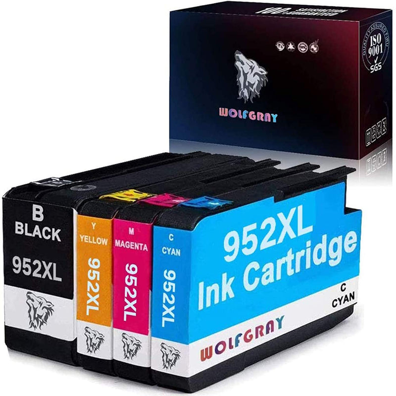 Ink Cartridge Compatible For Hp 952 Xl 952Xl Combo Pack To Work With Officejet 8710 8720 7740 7720 8702 8740 8730 8700 8725 8210 8715 8728 8727 8215 Black Cy