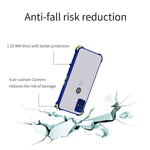 Coqibel Case For Oneplus Nord N10 5G Translucent Matte Hard Pc Back With 4 Shockproof Corners Soft Tpu Edges Anti Skid Scratch Resistant Protective Covermidnight Blue Yellow