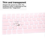 Spanish Language Silicone Keyboard Cover Skin For Macbook Pro 13 15 17 2015 Or Older Version For Macbook Air 13 A1369 A1466 Europe And Spanish Layout Protective Skin Solid Pink
