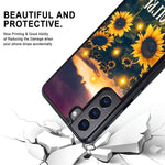 Lsl Sunflowers Samsung Galaxy S21 Case For Women Girls Tire Outline Design Anti Slip Shock Absorb Protective Case For Samsung Galaxy S21 6 2 Inch 2021 Release