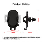 Pick Me Car Phone Holder Mount Air Outlet Vent Phone Holder For Car 360 Degree Rotation Compatible For 4 6 5 Inch Iphone 11 Pro Max Xr Xs Max Xs X 8 Galaxy S10 S9 Note 9 Cf303