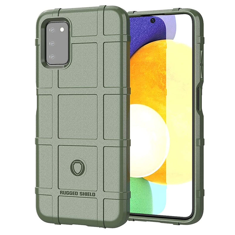 Ysnzaq Samsung Galaxy A03S Straight Case Rugged Slim Phone Case With Heavy Duty Shockproof Military Grade Anti Fall Anti Scratch And Camera Lens Protector Cover For Samsung Galaxy A03S Hd Green