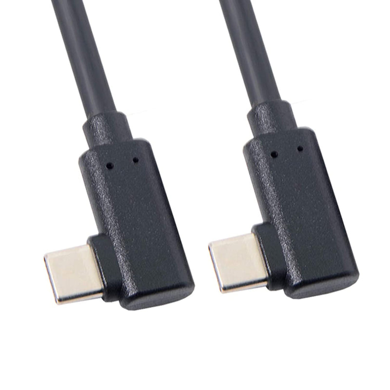 New Xiwai Usb C Type C To Type C Cable Gen2 10Gbps 65W Dual 90 Degree Left