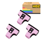 3 Pack Color Ink Cartridge Replacement For Hp 02 Q7964An For Hp Photosmart C7280 C6280 C5180 C6180 D7360 D7460 8250 C7200 Printers 3Light Magenta