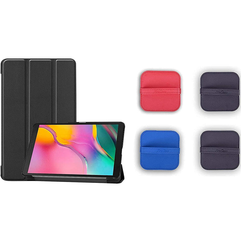 Galaxy Tab A 8 0 2019 Folio Case T290 T295 Bundle With 4 Pack Screen Cleaning Pads Cloth Wipes For Ipad Iphone Macbook Tablets Laptop Screen Touch Screen Devices